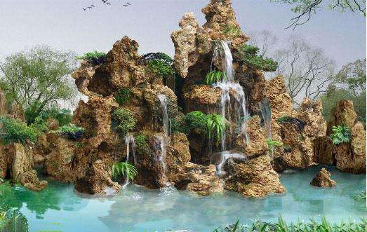 假山噴泉造景（jǐng）